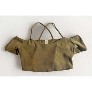 Daily Practice by Anthropologie Green Size M Crop Yoga.    K